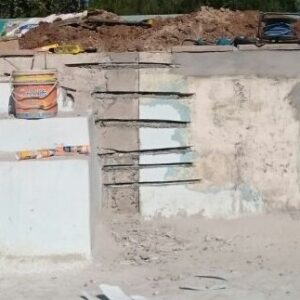 Swimming pool crack repairs, marble plaster pool, Hout Bay, Cape Town.