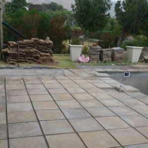 Pool Renovation with new pool coping, pool paving & fiberglass lining Tokai, Southern Suburbs, Cape Town."