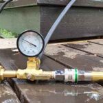 Swimming pool leak detection pressure testing of pool pipes in Tamboerskloof, City Bowl, Cape Town.