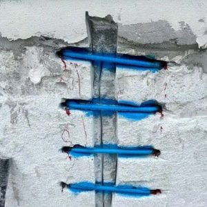 Swimming pool structural crack repairs on marble plaster pool in Bishops Court, Southern Suburbs, Cape Town.