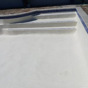 Marble plastering of swimming pool, new mosaic tiling, pool leak repairs Plumstead, Southern Suburbs, Cape Town.